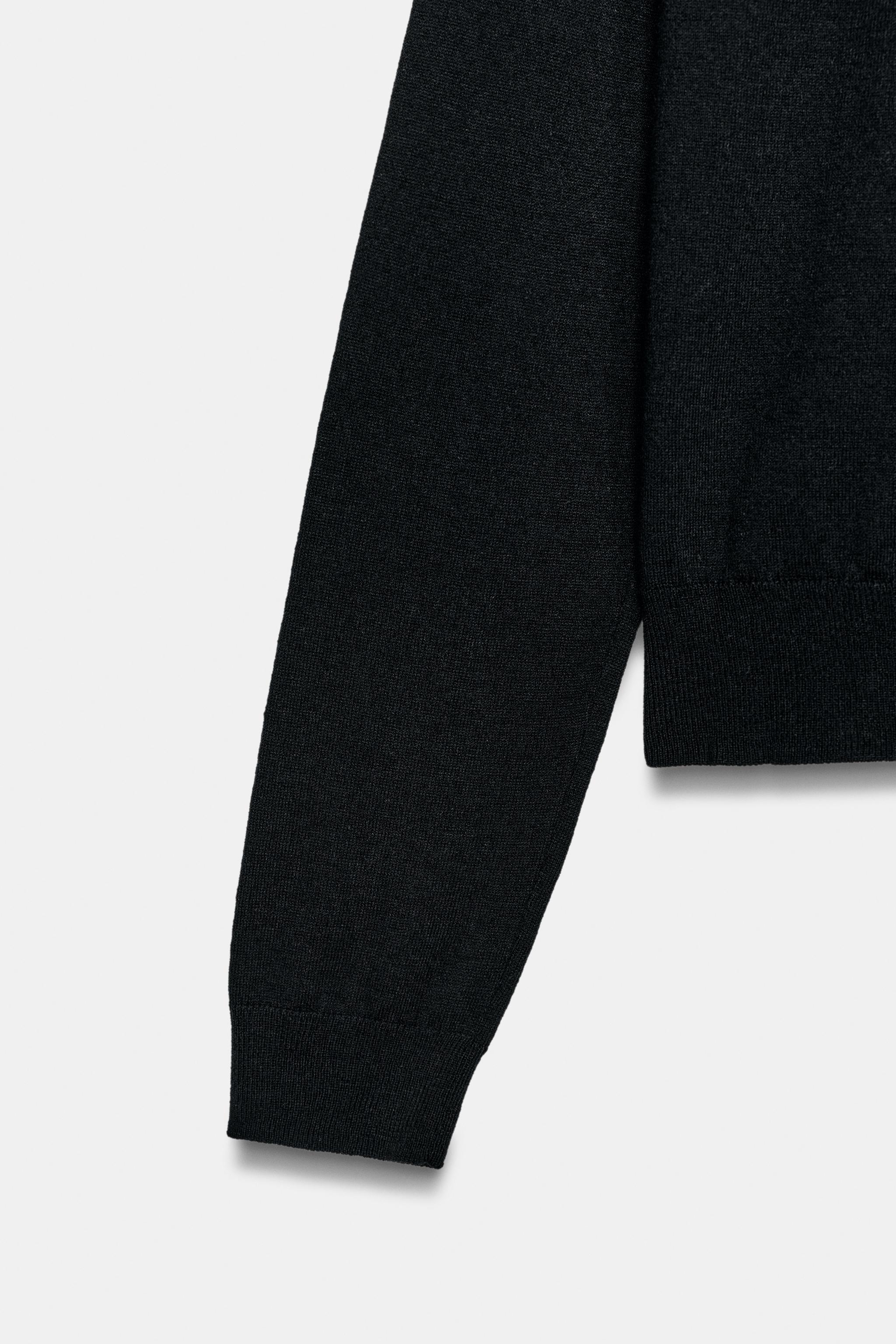 WOOL BLEND HIGH-NECK JUMPER